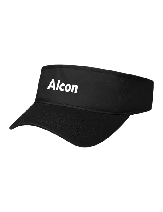 Black Cap Visor w/Alcon Logo
