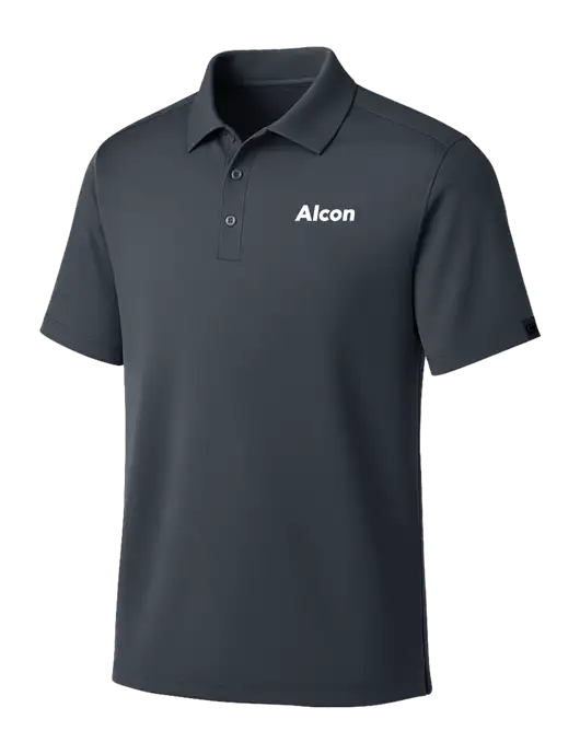 OGIO Dark Grey Framework Polo w/Alcon Logo