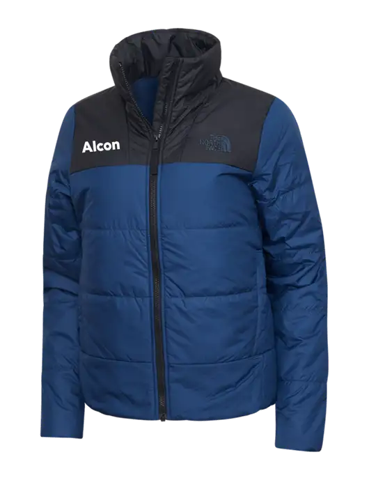 North Face Womens Navy Everyday Insulated Jacket w/Alcon Logo