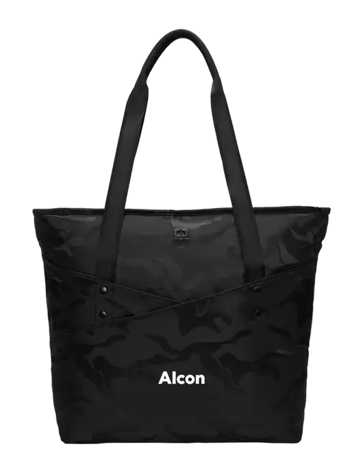 OGIO Black Camo Downtown Tote 
 w/Alcon Logo