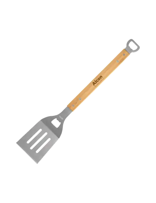 Bamboo BBQ Spatula w/Alcon Logo