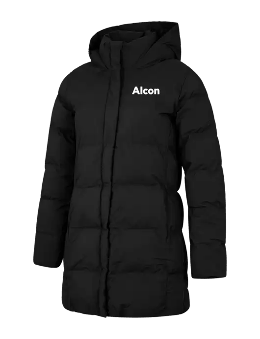 Mercer+Mettle Womens Deep Black Puffy Parka  w/Alcon Logo