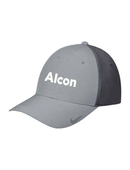 Nike Light Grey/Dark Grey Dri-FIT Legacy Cap w/Alcon Logo