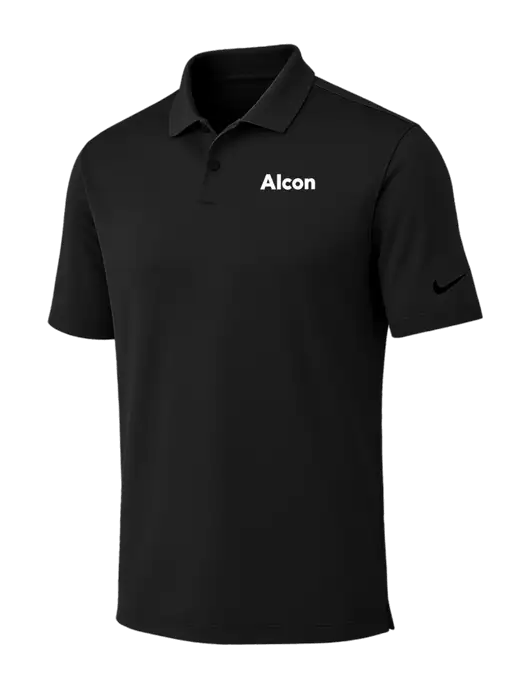 Nike Black Dri-FIT Vapor Polo w/Alcon Logo