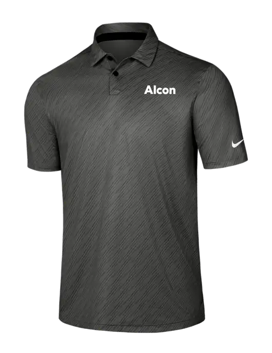 Nike Dark Grey Vapor Dash Polo w/Alcon Logo