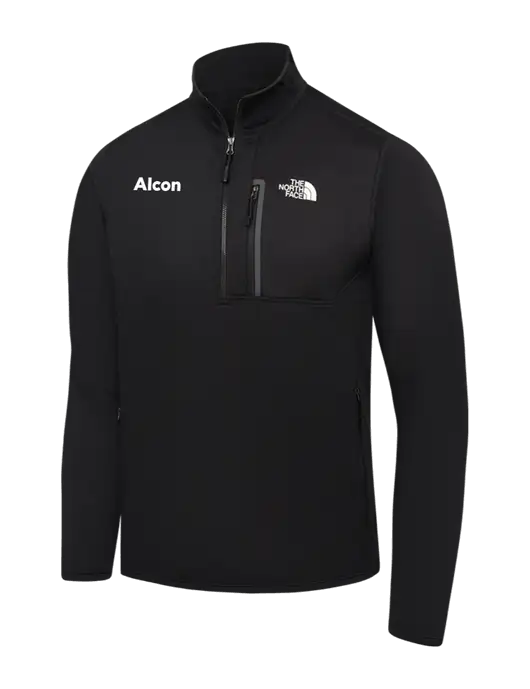 The North Face Black Skyline 1/2-Zip Fleece w/Alcon Logo