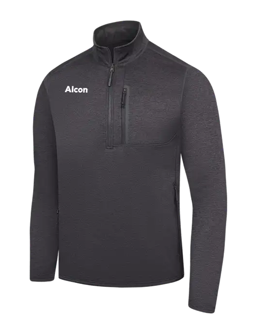 The North Face Dark Grey Heather Skyline 1/2-Zip Fleece w/Alcon Logo