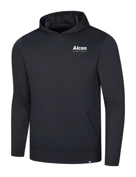 TravisMathew Black Coveside Hoodie w/Alcon Logo