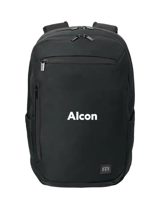 TravisMathew Black Duration Backpack w/Alcon Logo