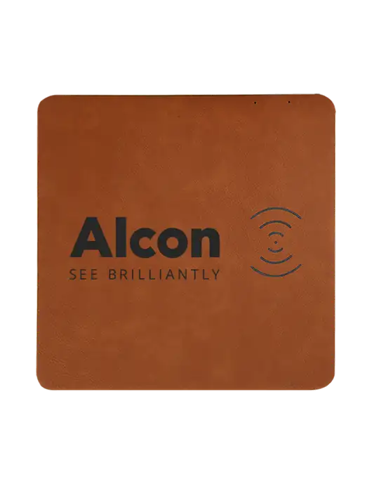 Rawhide Laserable Leatherette Phone Charging Mat w/Alcon Logo