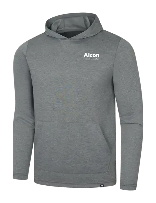 TravisMathew Dark Grey Heather Coveside Hoodie w/Alcon Logo