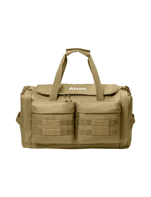 CornerStone Dark Tan Tactical Duffel w/Alcon Logo