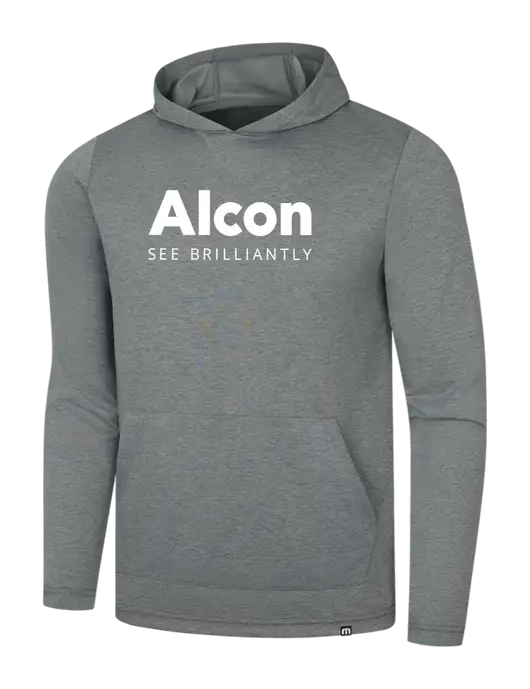 TravisMathew Dark Grey Heather Coveside Hoodie w/Alcon Logo