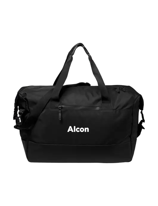 Mercer+Mettle Black Weekender Duffel w/Alcon Logo