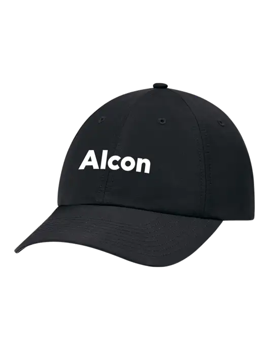 Richardson Relaxed Performance Lite Black Cap w/Alcon Logo