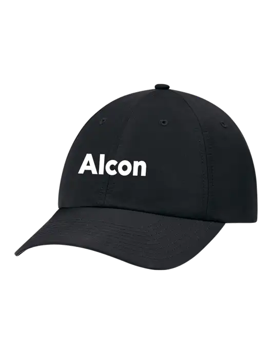 Richardson Relaxed Performance Lite Black Cap w/Alcon Logo