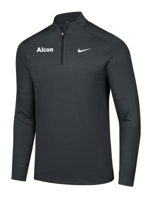 Nike Dark Grey Dri-FIT Element 1/2-Zip Pullover w/Alcon Logo