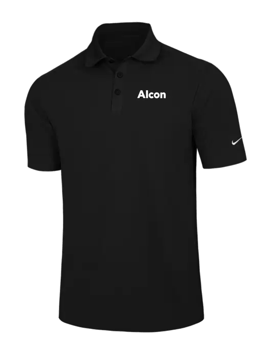 Nike Black Dri-FIT Classic Polo w/Alcon Logo
