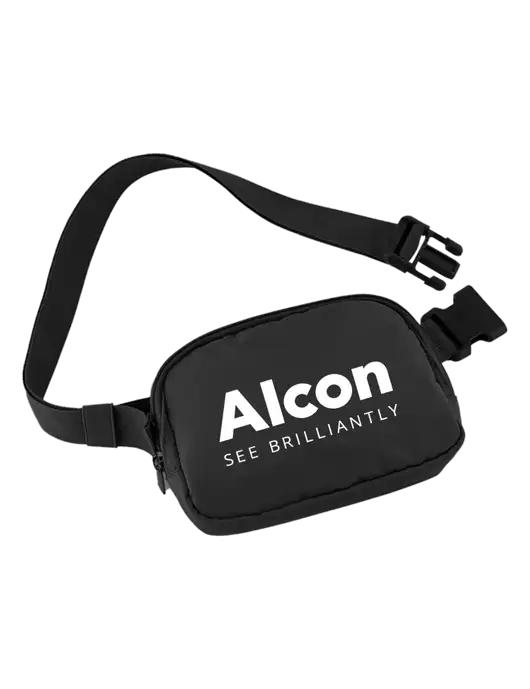 AeroLOFT Anywhere Black Belt Bag w/Alcon Logo