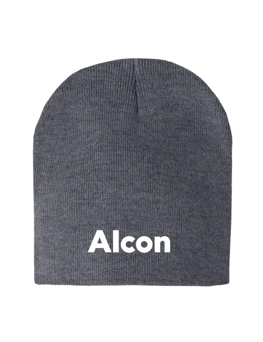Dark Grey Heather Element Knit Beanie w/Alcon Logo