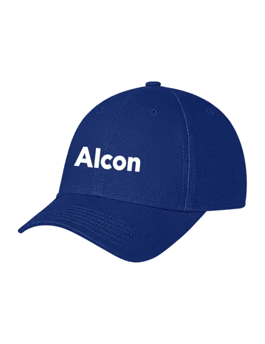 Royal Structured Soft Snap Closure Hook & Loop Cap w/Alcon Logo