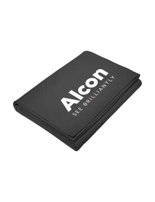 Core Charcoal Fleece Sweatshirt Blanket w/Alcon Logo
