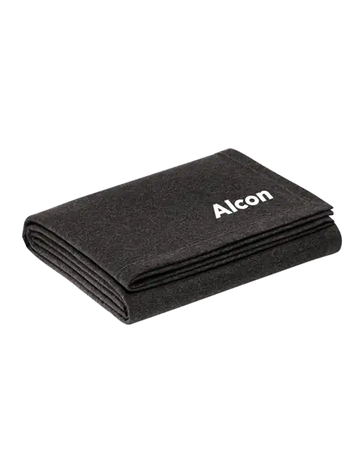 Recycled Charcoal Heather Blanket w/Alcon Logo