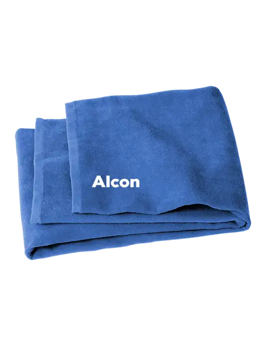 Royal Beach Towel w/Alcon Logo