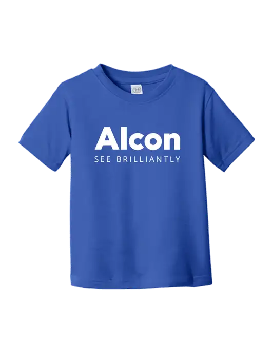 Rabbit Skins Royal Toddler Fine Jersey Tee w/Alcon Logo