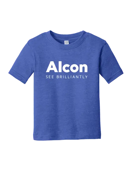 Rabbit Skins Vintage Royal Toddler Fine Jersey Tee w/Alcon Logo