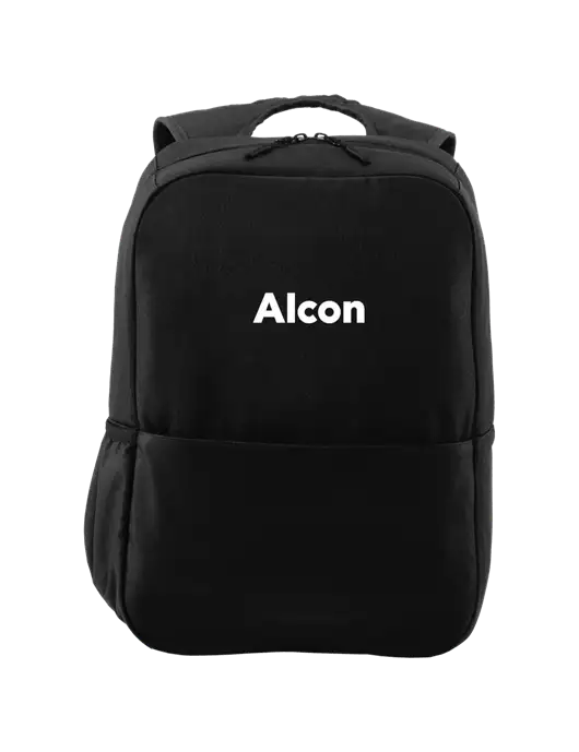 Access Square Laptop Black Backpack w/Alcon Logo