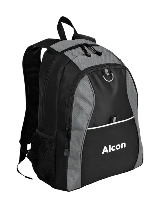Honeycomb Grey/Black Backpack w/Alcon Logo
