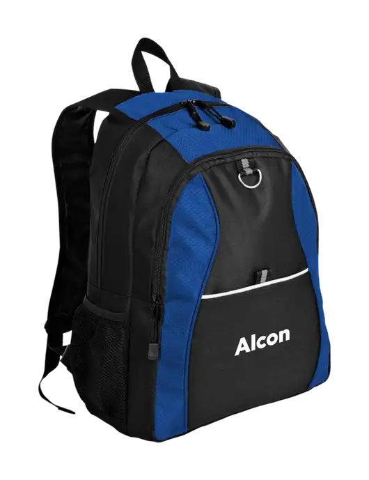 Honeycomb Twilight Blue/Black Backpack w/Alcon Logo