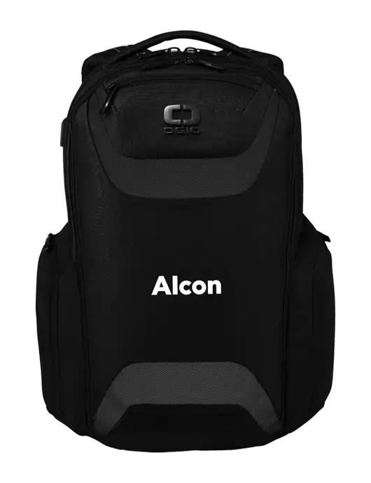 OGIO Black Charcoal Connected Pack w/Alcon Logo