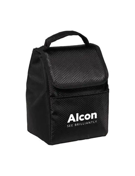 Lunch Bag Black Cooler w/Alcon Logo