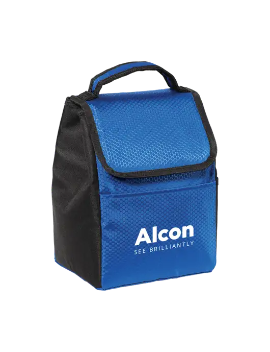 Lunch Bag Twilight Blue/Black Cooler w/Alcon Logo