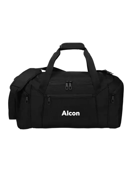 Slim & Lite Black Duffel    w/Alcon Logo
