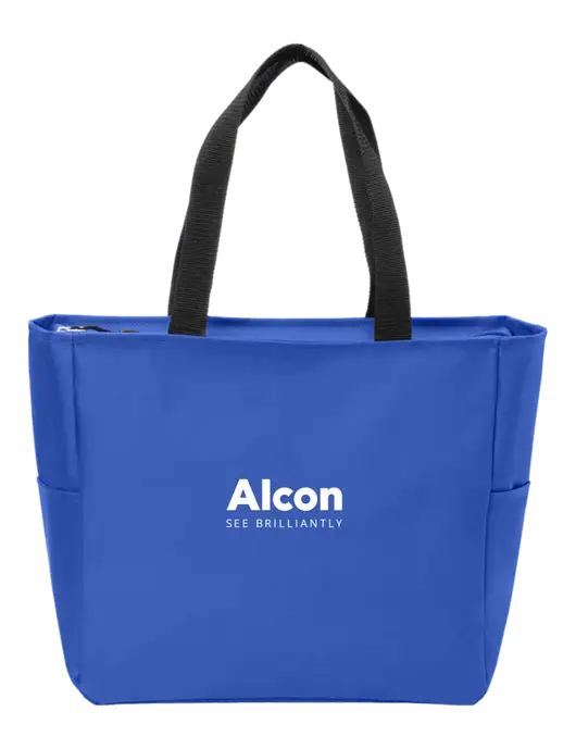 Everyday True Royal Zip Tote  w/Alcon Logo