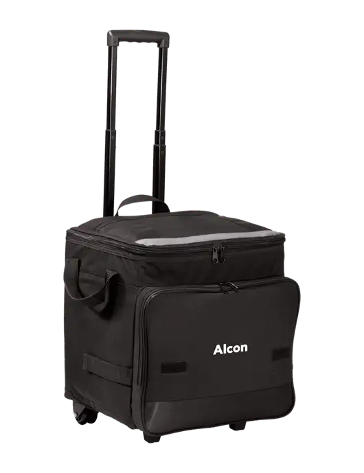 Black Rolling Cooler w/Alcon Logo