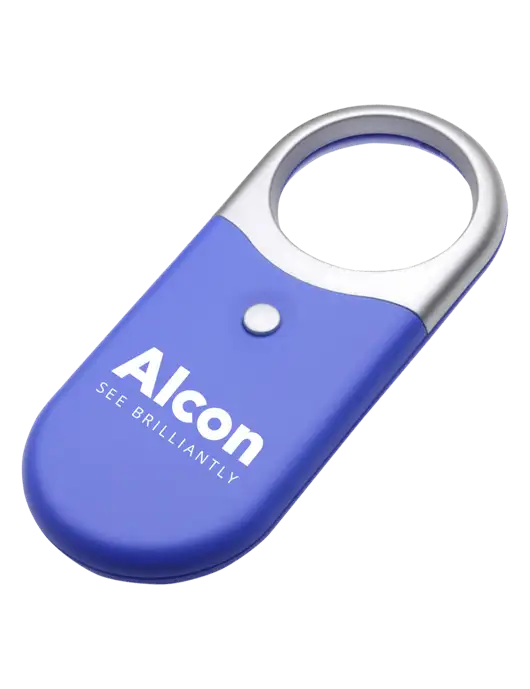 Compact Blue Magnifier Light w/Alcon Logo