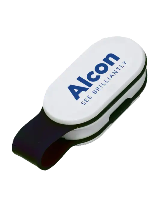 Magna Clip Black Personal Safety Light w/Alcon Logo