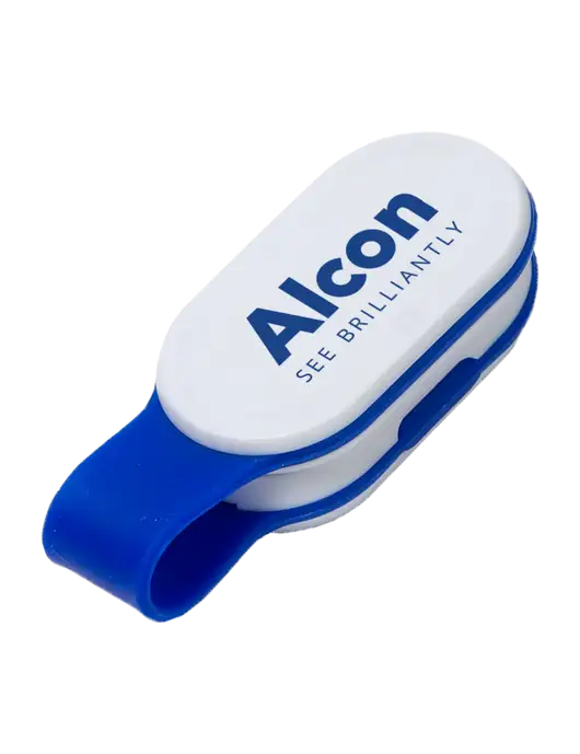 Magna Clip Blue Personal Safety Light w/Alcon Logo