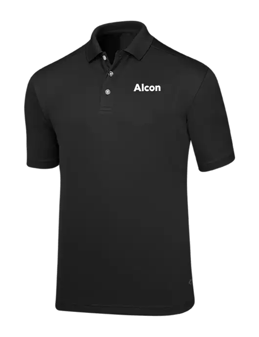 Callaway Core Black Performance Polo w/Alcon Logo