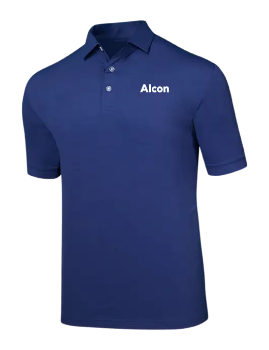 Callaway Navy Fashion Tonal Polo w/Alcon Logo