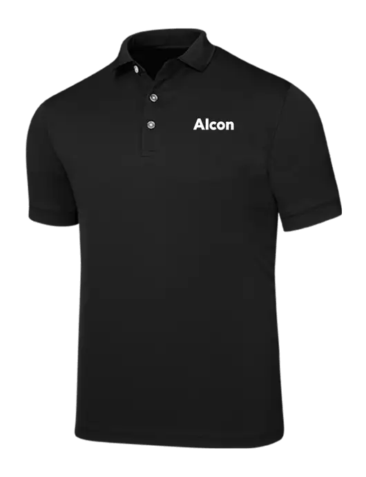 Callaway Ottoman Black Polo w/Alcon Logo