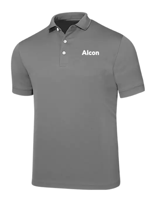 Callaway Ottoman Medium Grey Polo w/Alcon Logo
