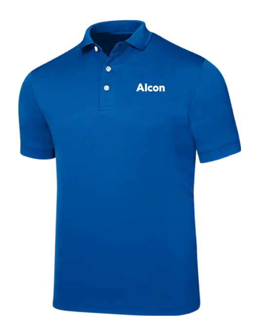 Callaway Ottoman Royal Blue Polo w/Alcon Logo