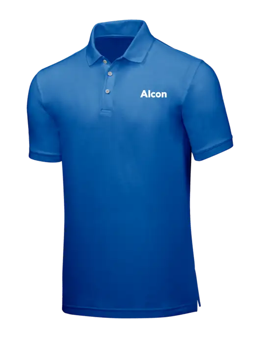 Dark Royal Core Classic Pique w/Alcon Logo