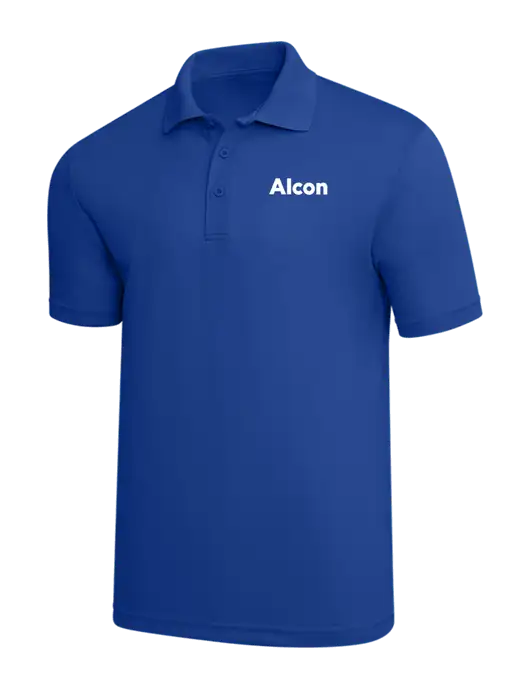 Dark Royal PosiCharge RacerMesh Polo w/Alcon Logo