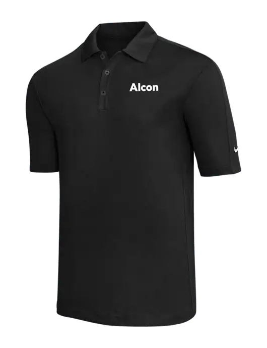 Nike Black Tech Sport Dri-FIT Polo w/Alcon Logo